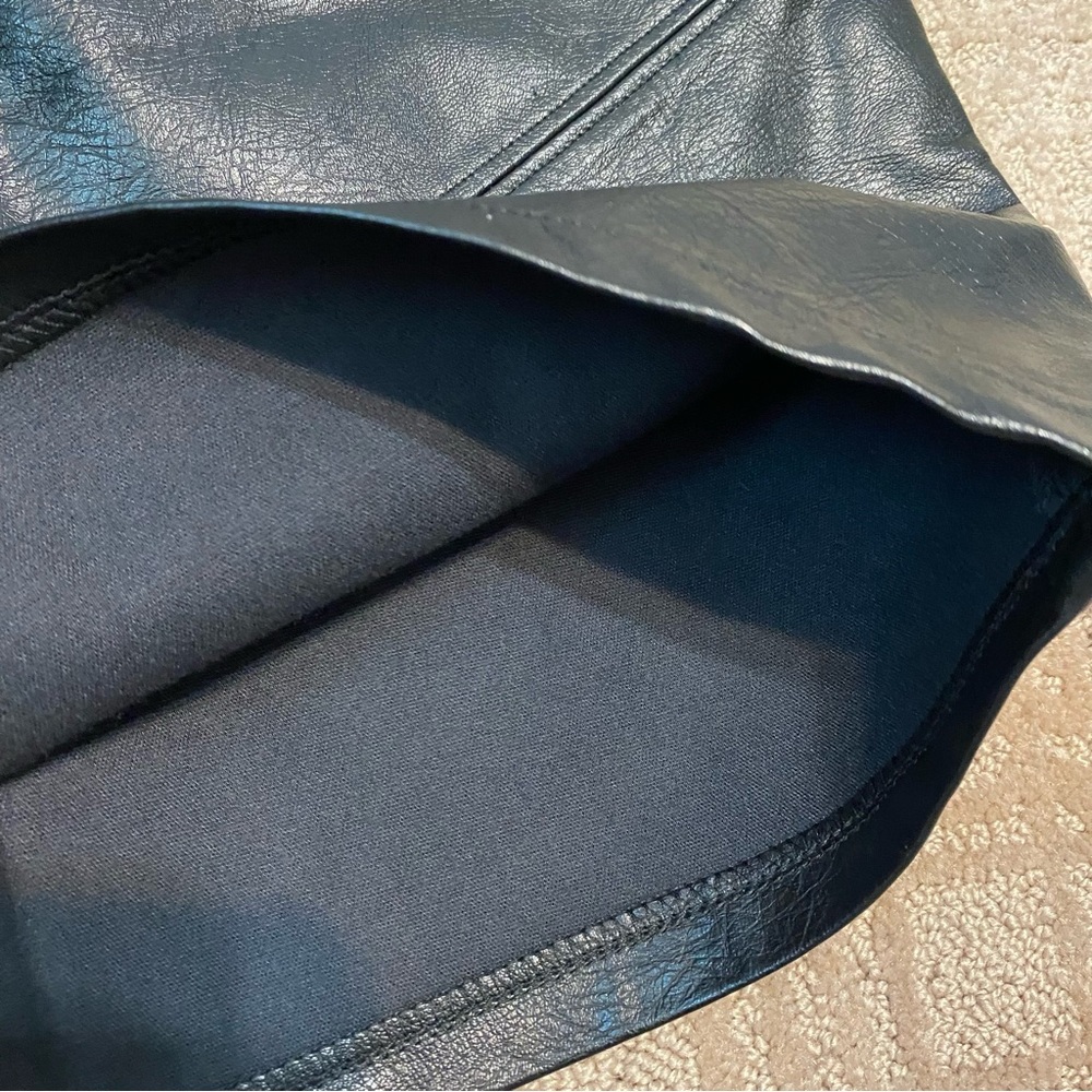 NWT {Seek The Label} Black Faux Leather Mini Skirt ~ Size Small - Picture 9 of 15